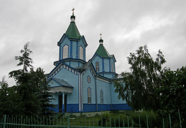 Заворычи. Георгиевская церковь. Фото 1