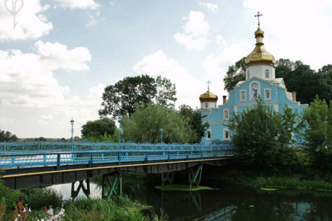 Городок. Свято-Николаевский монастырь и остальной поселок