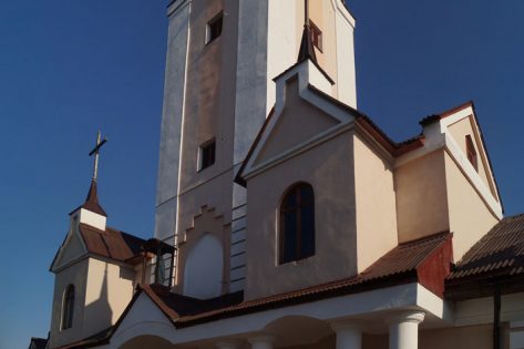 Житомир: водонапірна башта, каланча, лютеранська кірха та чеський костьол