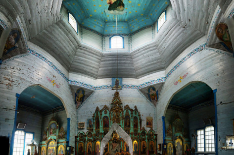 Феневичі. Церква неукраїнського святого.