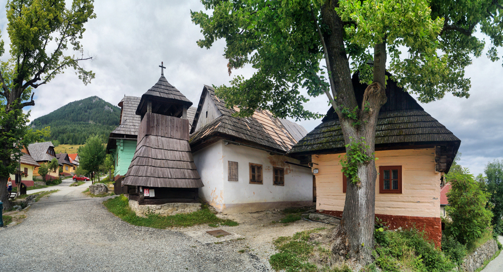 Словакия. Влколинец Vlkolínec. Волчье село из ЮНЕСКО