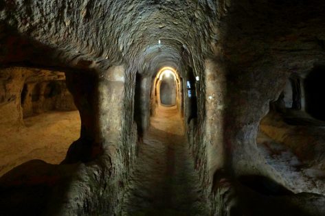 Туреччина. Західна Каппадокія. Підземне місто Газіемір Gaziemir