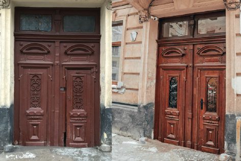 Дуже пошкоджену браму відновили у Львові