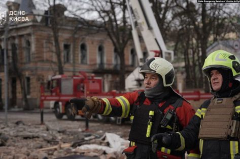 Унаслідок новорічної російської атаки по Києву пошкоджено визначну пам’ятку архітектури маєток Лібермана