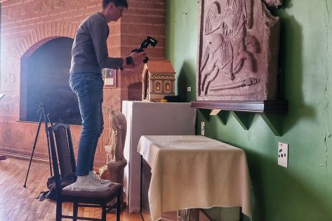 У Києві оцифрували унікальний барельєф зі знищеного більшовиками давньоруського храму