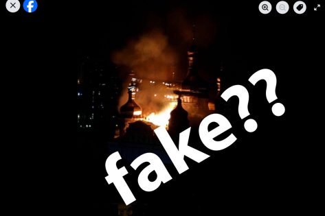 У Фейсбуці «сторонні експерти» масово блокують повідомлення про  обстріл Києво-Печерської лаври росіянами