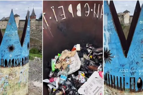 Туристичний символ Кам’янця став місцем для відходів